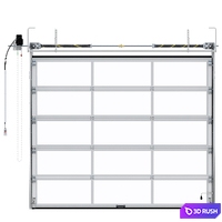 Panoramic sectional doors 3D Model Corona