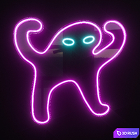 Neon Set 51 3D Model Corona