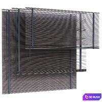Blinds 12 3D Model Vray, Corona