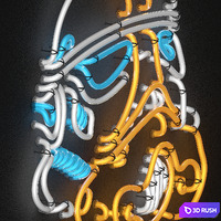 Neon set 7 3D Model Corona