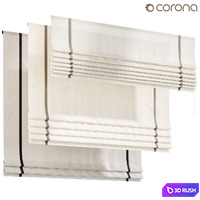 Roman curtain 02, Curtains 3D Model Corona