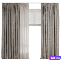 Curtain 35/ Curtains 3D Model Corona