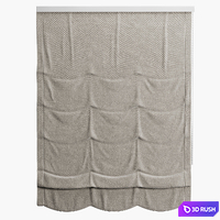 Roman blinds 6 3D Model Corona