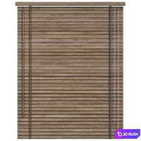 Wooden blinds 06, Folding wooden blinds 3D Model Corona