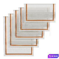 Roman blind with piping 04 3D Model Corona