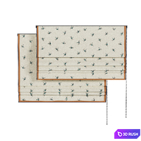 Roman blind with piping 05 3D Model Corona