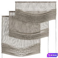 Roman blinds 30 linen 3D Model Corona