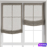 Roman blinds 31 linen 3D Model Corona
