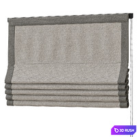 Roman curtains 5 3D Model Vray, Corona