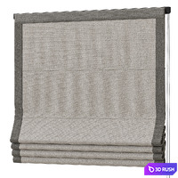 Roman curtains 5 3D Model Vray, Corona