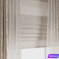Curtains 9 3D Model Corona