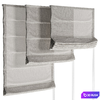 Roman blinds 33 3D Model Corona