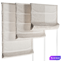 Roman blinds 33 3D Model Corona