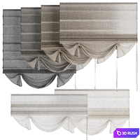 Roman blinds 35 3D Model Corona