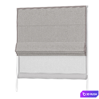 Roman curtains 21 3D Model Vray, Corona