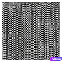 Curtains 18 3D Model Vray, Corona