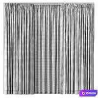 Curtains 18 3D Model Vray, Corona