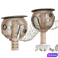 Children's Play Area 2 3D Model Vray, Corona