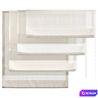 Roman blinds set 06, Roman blinds 3D Model Corona