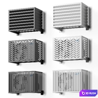 Facade basket for air conditioner 3D Model Vray, Corona