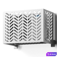 Facade basket for air conditioner 3D Model Vray, Corona