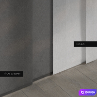 Panel Japanese curtains 3D Model Corona