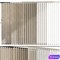 Roller blinds Vertical, Roller blinds 3D Model Corona