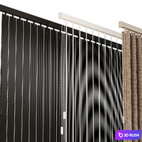 Roller blinds Vertical, Roller blinds 3D Model Corona