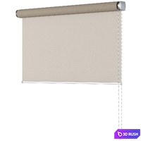 Roller Blind 109 | Sheer Fabric 3D Model Vray, Corona