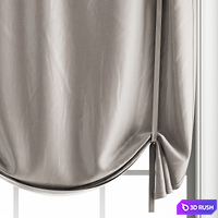 Roman blinds 27 3D Model Vray