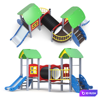 Children playground 3D Model Vray, Corona