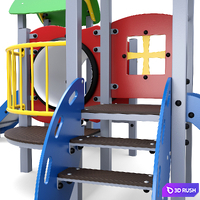 Children playground 3D Model Vray, Corona