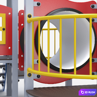 Children playground 3D Model Vray, Corona
