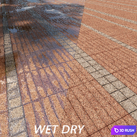 Paving Belpasso Premio tile 09 HR 3D Model Corona