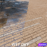 Paving Belpasso Premio tile 17 HR 3D Model Corona