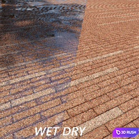 Paving Belpasso Premio tile 17 HR 3D Model Corona