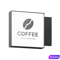 Five modern signage 3D Model Corona