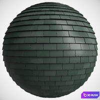Roof Tile Matrials 24- By 3 color, Pbr By Sbsar, 4k 3D Model Vray, Corona