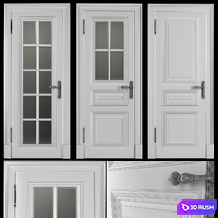 Guarantor door E-classic, pen MELODIA 3D Model Vray