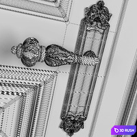 Guarantor door E-classic, pen MELODIA 3D Model Vray