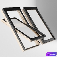 Window for roofs 3D Model Vray