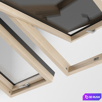 Window for roofs 3D Model Vray