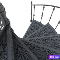 Stairs 3D Model Vray