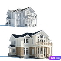 Cottage 3D Model Vray
