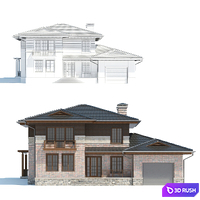 Cottage 3D Model Vray