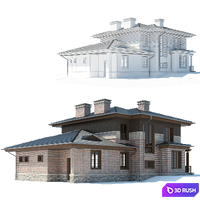 Cottage 3D Model Vray