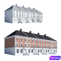 Townhouse 3D Model Vray