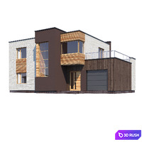 ABS House V169 3D Model Vray