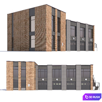 Building SRT with shop 3D Model Vray