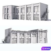 Building SRT with shop 3D Model Vray